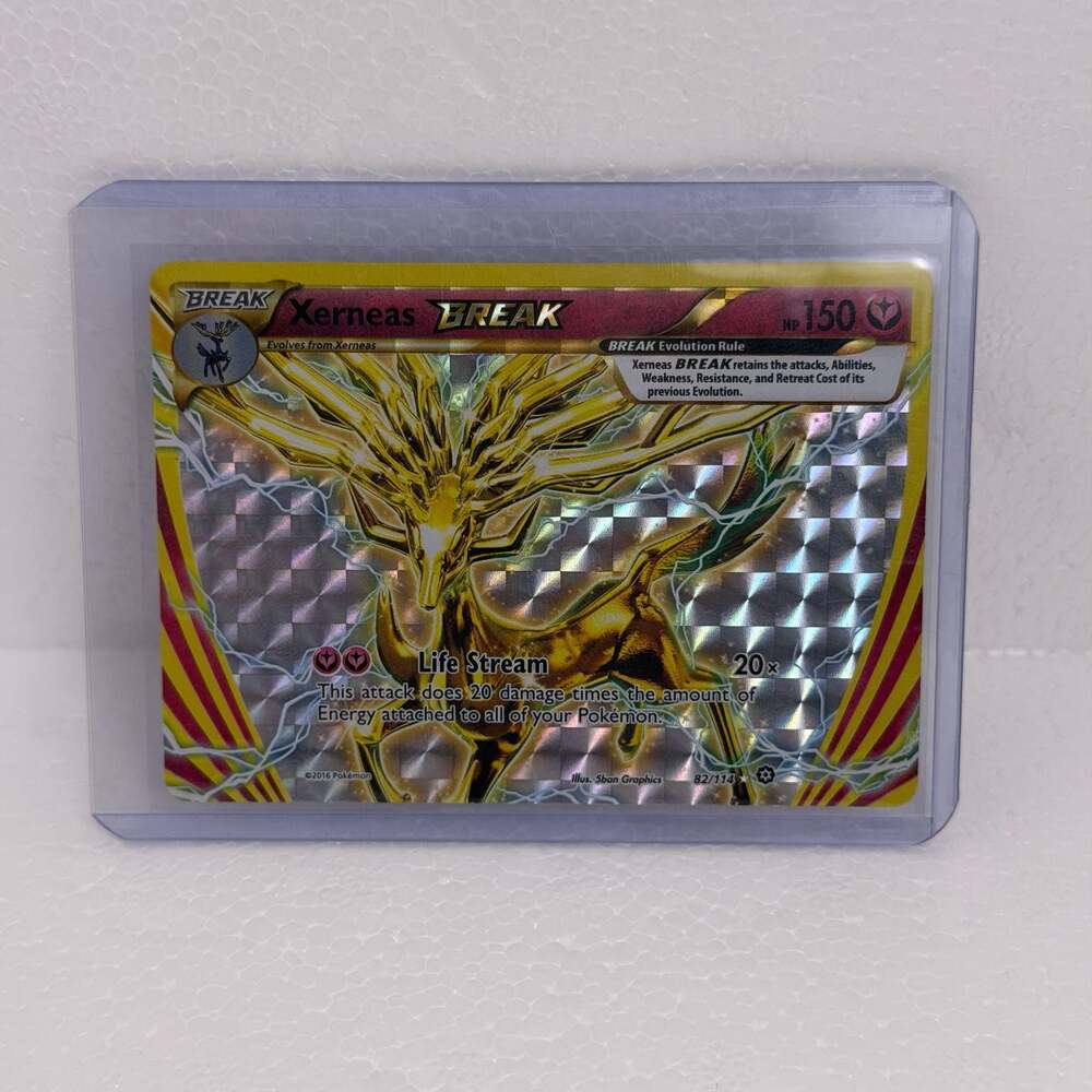 Pokemon Xerneas BREAK 82/114 Steam Siege Holo Rare